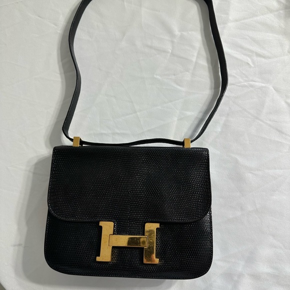 Hermes Lizard 24CM Constance Handbag - Picture 12 of 14